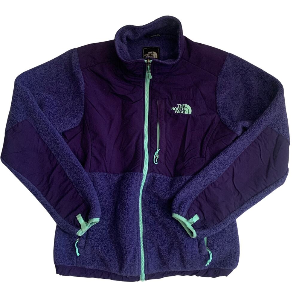 The North Face Women's Size M Denali Fleece Full Zip Purple Polartic Jacket